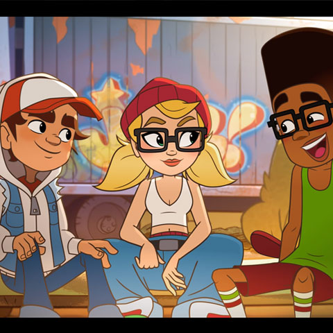 Still from Subway Surfers the Animated Series